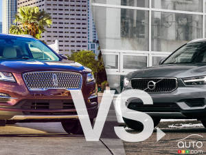 Comparaison : Lincoln MKC 2019 vs Volvo XC40 2019